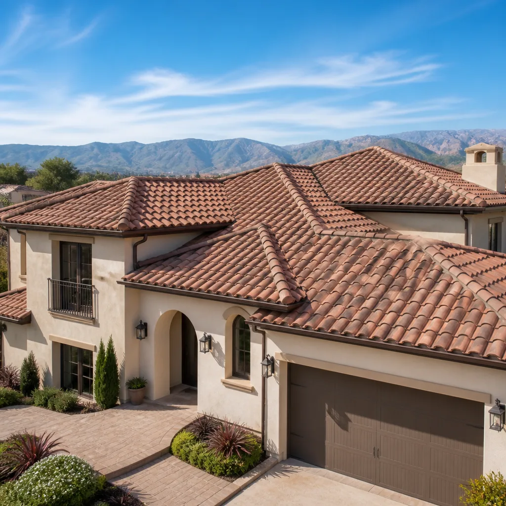 Tile roofing